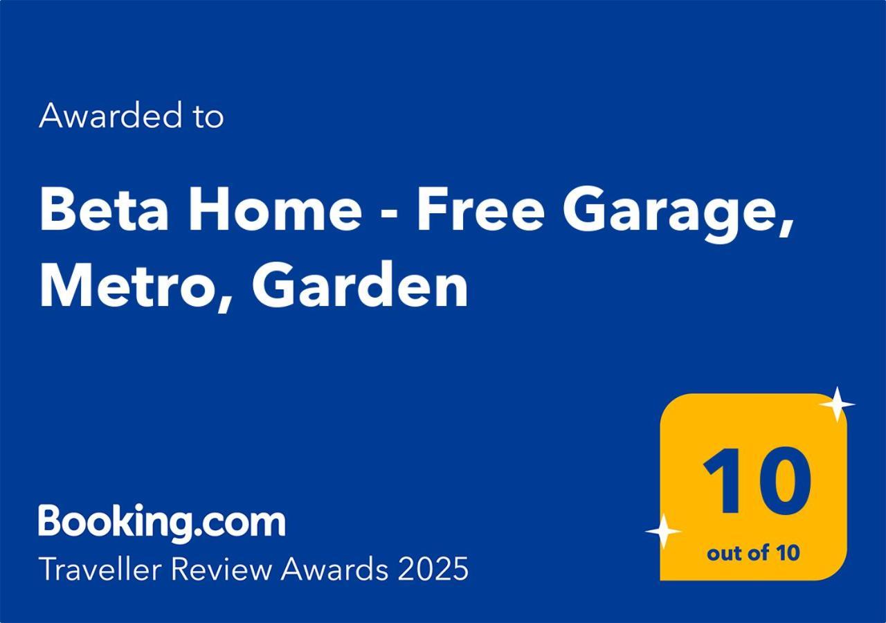 פראג Beta Home - Garage, Air Condition, Garden, At Metro מראה חיצוני תמונה